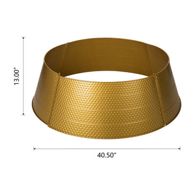 Glitzhome 3.3ft Metal Christmas Tree Collar