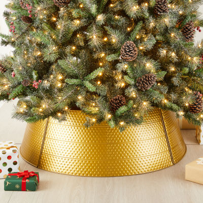 Glitzhome 3.3ft Metal Christmas Tree Collar