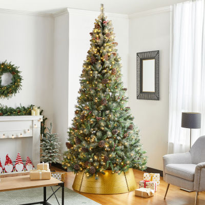 Glitzhome 3.3ft Metal Christmas Tree Collar