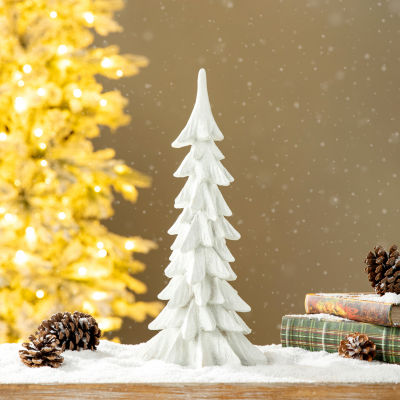 Glitzhome 1.25ft Resin Christmas Tabletop Tree