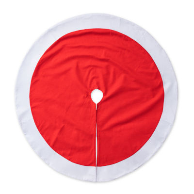 Glitzhome 4ft Felt Christmas Indoor Tree Skirt, Color Red JCPenney