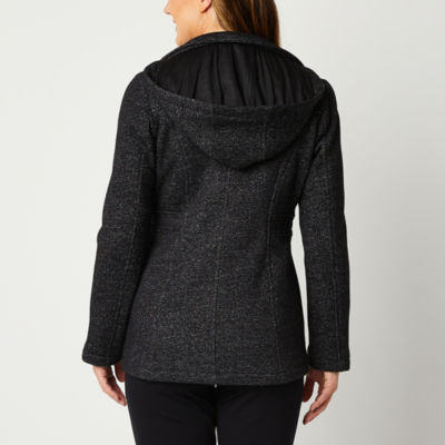 Liz Claiborne Womens Fleece Hooded Midweight Jacket | Hamilton Place