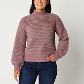 Liz Claiborne Misses Size Mock Neck Sweaters Cardigans for Women