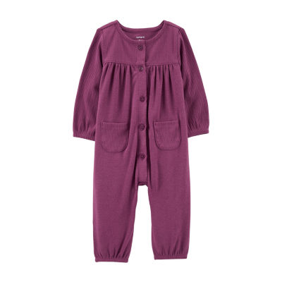 Carter's Baby Girls 2-pc. Sleep and Play, Color: Purple - JCPenney