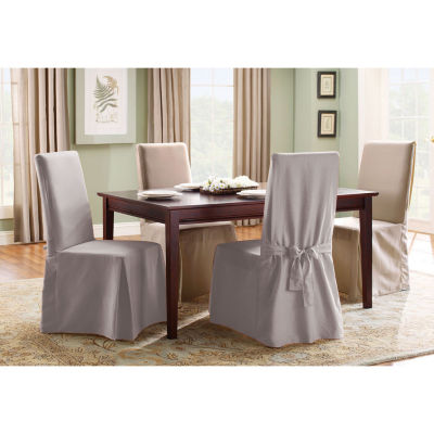 Sure Fit Duck Long Dining Chair Slipcover