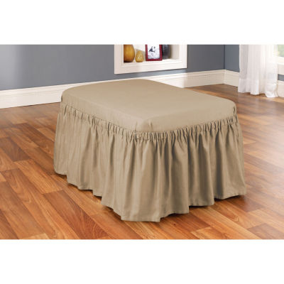 Sure Fit Duck Ottoman Slipcover