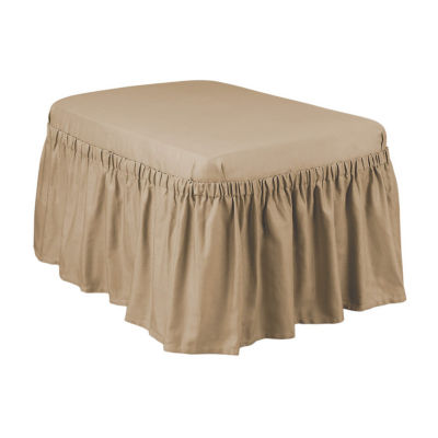 Sure Fit Duck Ottoman Slipcover
