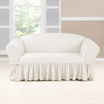 Sure Fit Essential Twill Loveseat Slipcover