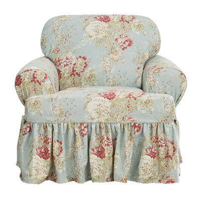 Sure Fit Ballad Bouquet T Cushion Chair Slipcover JCPenney