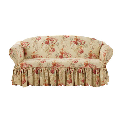 Sure Fit Ballad Bouquet T Cushion Loveseat Slipcovers