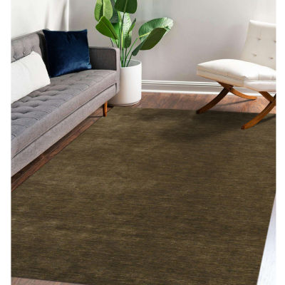 Amer Rugs Arizona Rye Solid Woven Washable Indoor Rectangular Area Rug