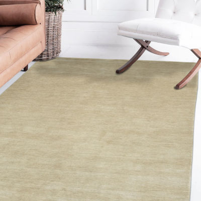 Amer Rugs Arizona Rye Solid Woven Washable Indoor Rectangular Area Rug