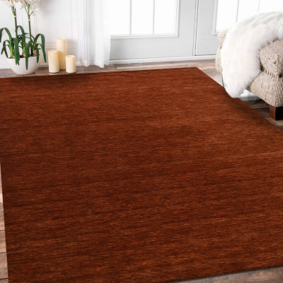Amer Rugs Arizona Rye Solid Woven Washable Indoor Rectangular Area Rug