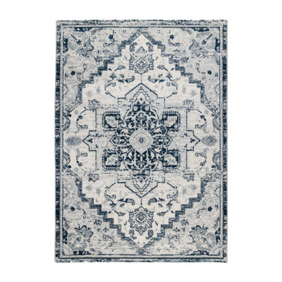 Amer Rugs Alexandria Yana Medallion Loomed Washable Indoor Rectangular Runner