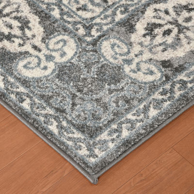 Amer Rugs Alexandria Banbury Bordered Loomed Washable Indoor Rectangular Area Rug