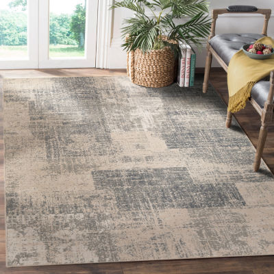 Amer Rugs Alpine Cel Abstract Loomed Washable Indoor Rectangular Area Rug