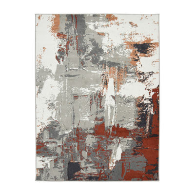 Amer Rugs Alpine Ehra Abstract Loomed Washable Indoor Rectangular Area Rug