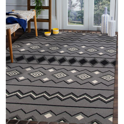 Amer Rugs Artifacts Satillo Geometric Flatweave Washable Indoor Rectangular Area Rug