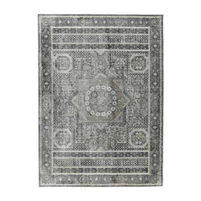 Amer Rugs Fairmont Kenseth Medallion Loomed Washable 5'3" X 7'10" Indoor Rectangular Area Rug