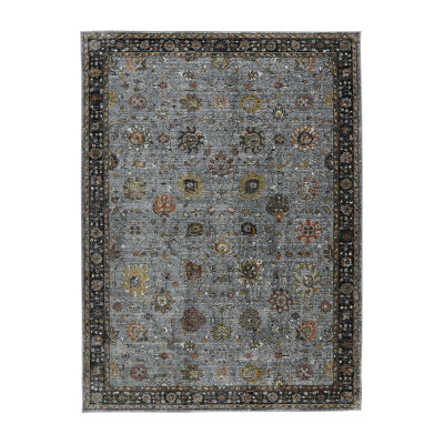 Amer Rugs Fairmont Larata Floral Loomed Washable 5'3" X 7'10" Indoor Rectangular Area Rug