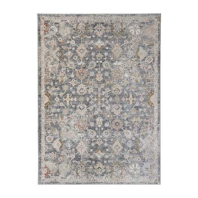 Amer Rugs Fairmont Mella Bordered Loomed Washable Indoor Rectangular Accent Rug