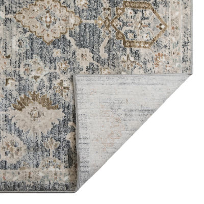 Amer Rugs Fairmont Mella Bordered Loomed Washable Indoor Rectangular Accent Rug