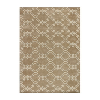 Amer Rugs Modern Trellis Pattern Hand Tufted 27" X 96" Indoor Rectangular Runner