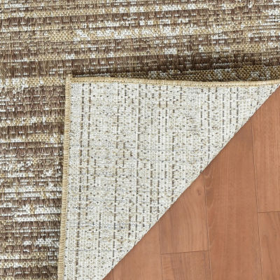 Amer Rugs Maryland Cecil Stripe Loomed Indoor Outdoor Rectangular Area Rug