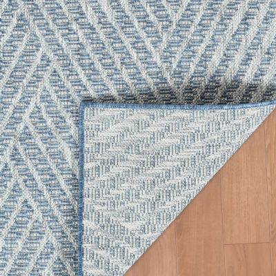 Amer Rugs Maryland Abbel Geometric Loomed Indoor Outdoor Rectangular Area Rug