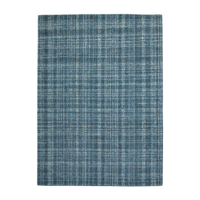 Amer Rug Laurel Turlen Plaid Hand Tufted 5' X 7'6" Indoor Rectangular Area Rug"