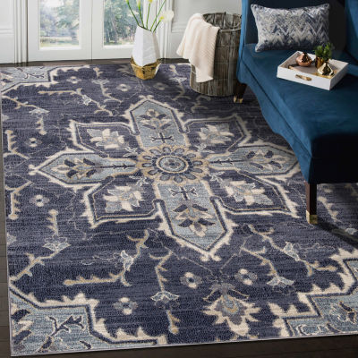 Amer Rug Jordan Eva Medallion Loomed 31" X 120" Indoor Rectangular Runner"