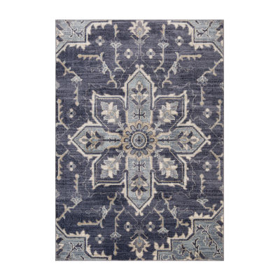 Amer Rug Jordan Eva Medallion Loomed 31" X 120" Indoor Rectangular Runner"