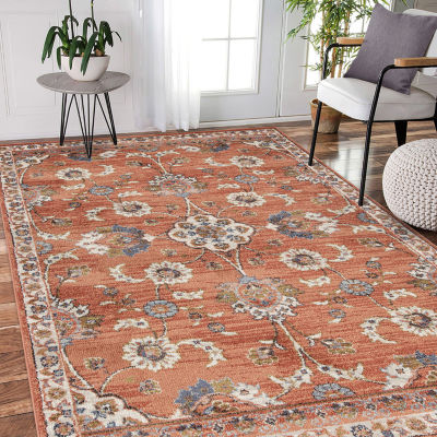 Amer Rug Jordan Bea Floral Loomed 5'3" X 7'6" Indoor Rectangular Area Rug"