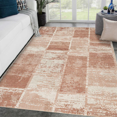Amer Rug Jordan Aly Geometric Loomed 31" X 120" Indoor Rectangular Runner"