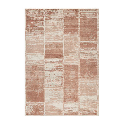 Amer Rug Jordan Aly Geometric Loomed 31" X 120" Indoor Rectangular Runner"