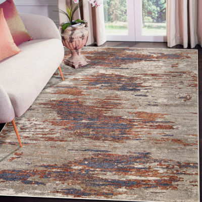 Amer Rug Jordan Delia Abstract Loomed 31" X 120" Indoor Rectangular Runner"