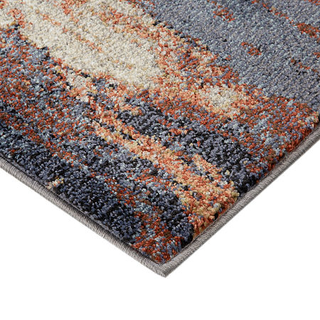 Amer Rug Jordan Delia Abstract Loomed 5'3 X 7'6 Indoor Rectangular Area Rug, One Size, Beige