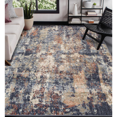 Amer Rug Jordan Cary Abstract Loomed 5'3" X 7'6" Indoor Rectangular Area Rug"