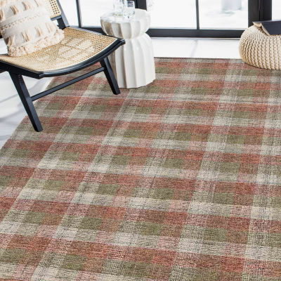 Amer Rug Tartan Plaid Hand Tufted 5' X 8' Indoor Rectangular Area