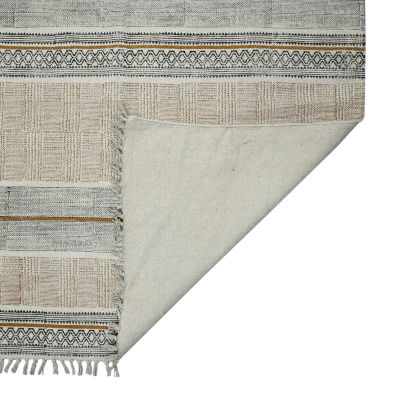 Amer Rugs Dune Briel Geometric Flatweave Indoor Rectangular Area Rug