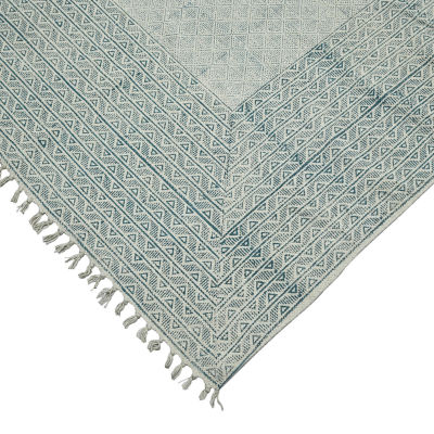 Amer Rugs Dune Estra Bordered Flatweave Indoor Rectangular Area Rug