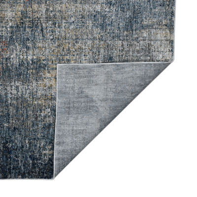 Amer Rugs Vermont Bianca Abstract Loomed 5'3" X 7'6" Indoor Rectangular Area Rug"