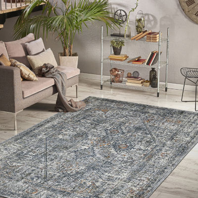 Amer Rugs Vermont Chelsea Bordered Loomed 31" X 96" Indoor Rectangular Runner"
