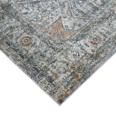 Amer Rugs Vermont Chelsea Bordered Loomed 31" X 96" Indoor Rectangular Runner"