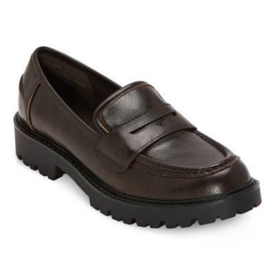 Arizona Jean Co Lillie Womens Round Closed Toe Loafers