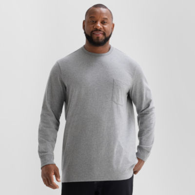 Sueded Jersey St John's Bay Long Sleeve Shirts St John's Bay