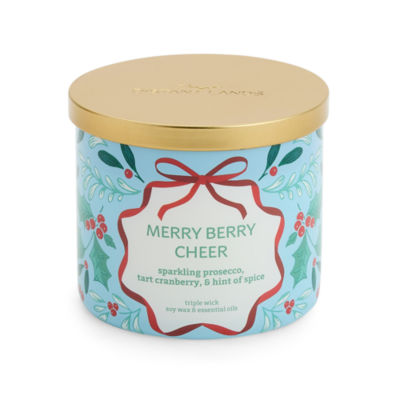 Distant Lands Merry Berry Cheer 3-Wick Scented Jar Candle