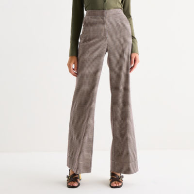Worthington Womens Flare Regular Fit Trouser