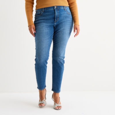 Bold Elements Womens Plus Skinny Fit Jean