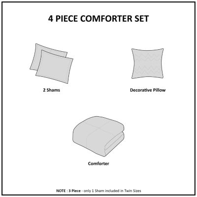 Mi Zone Kids Avery Glow In The Dark Plush Comforter Set with decorative pillow